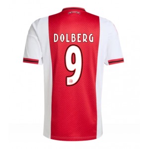 Fotbalové Dres Ajax Kasper Dolberg #9 Domácí Oblečení 2025-26 Krátký Rukáv